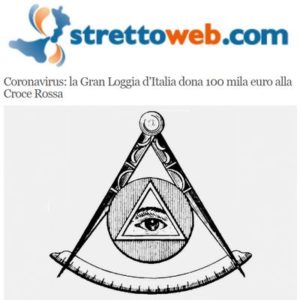 StrettoWeb - Coronavirus: la Gran Loggia d’Italia dona 100 mila euro alla Croce Rossa