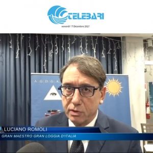 Telebari - Gran Loggia d'Italia, Luciano Romoli a Bari: "Pensiero massonico è patrimonio dell'uomo"