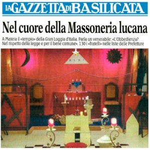 La Gazzetta di Basilicata - Nel cuore della Massoneria lucana
